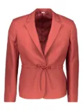 Random Identities drawstring waist blazer - Red