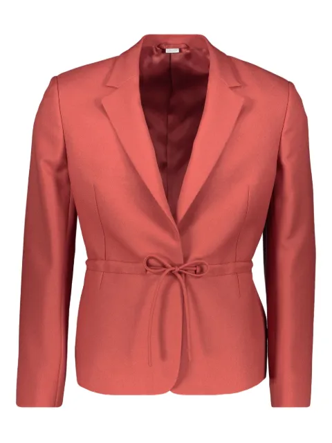 Random Identities blazer con cordones en la cintura