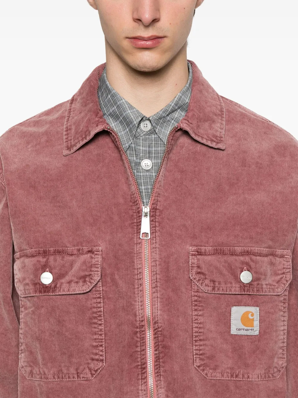 Carhartt WIP Reynold shirtjack Roze