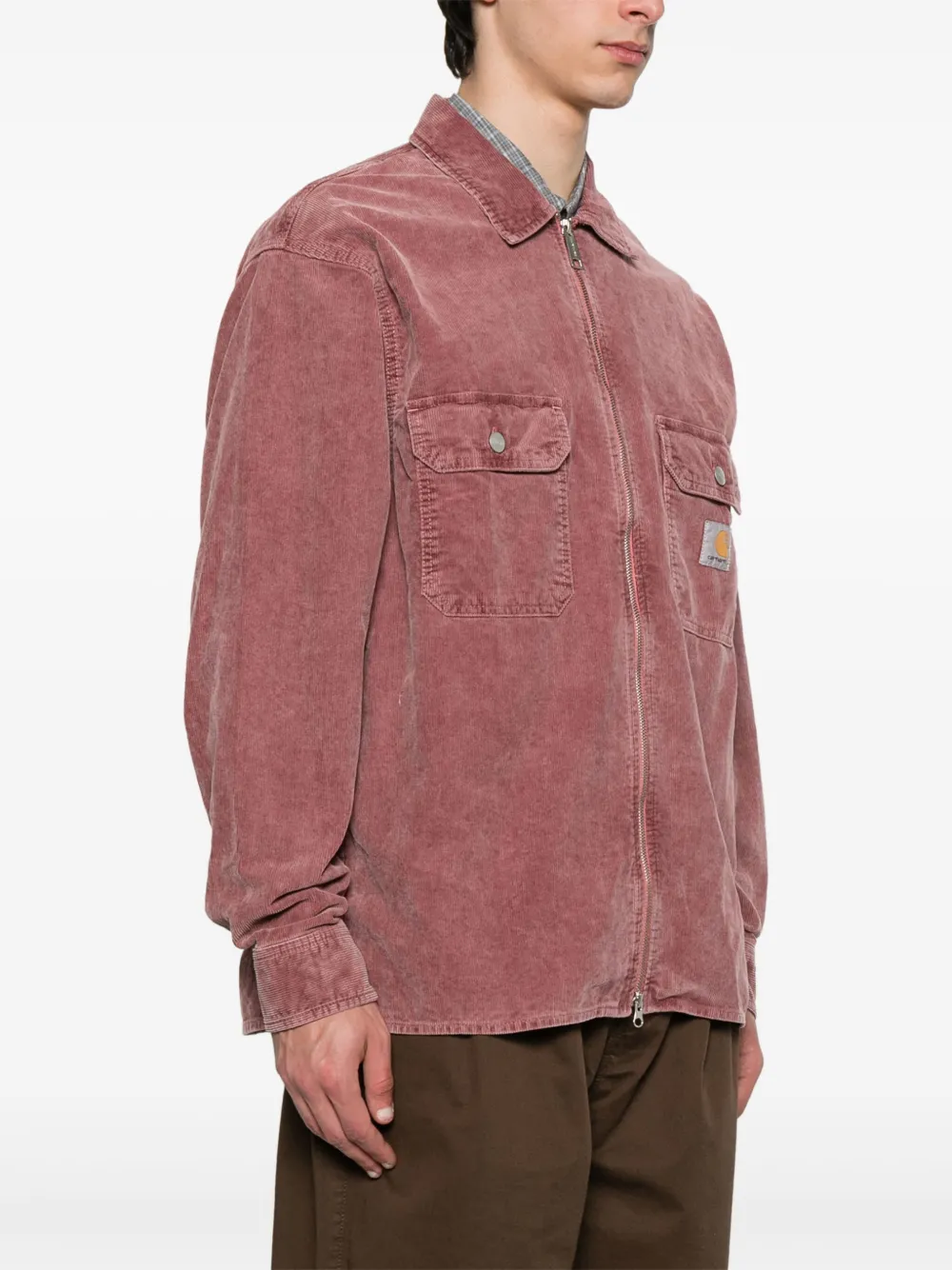 Carhartt WIP Reynold shirtjack Roze