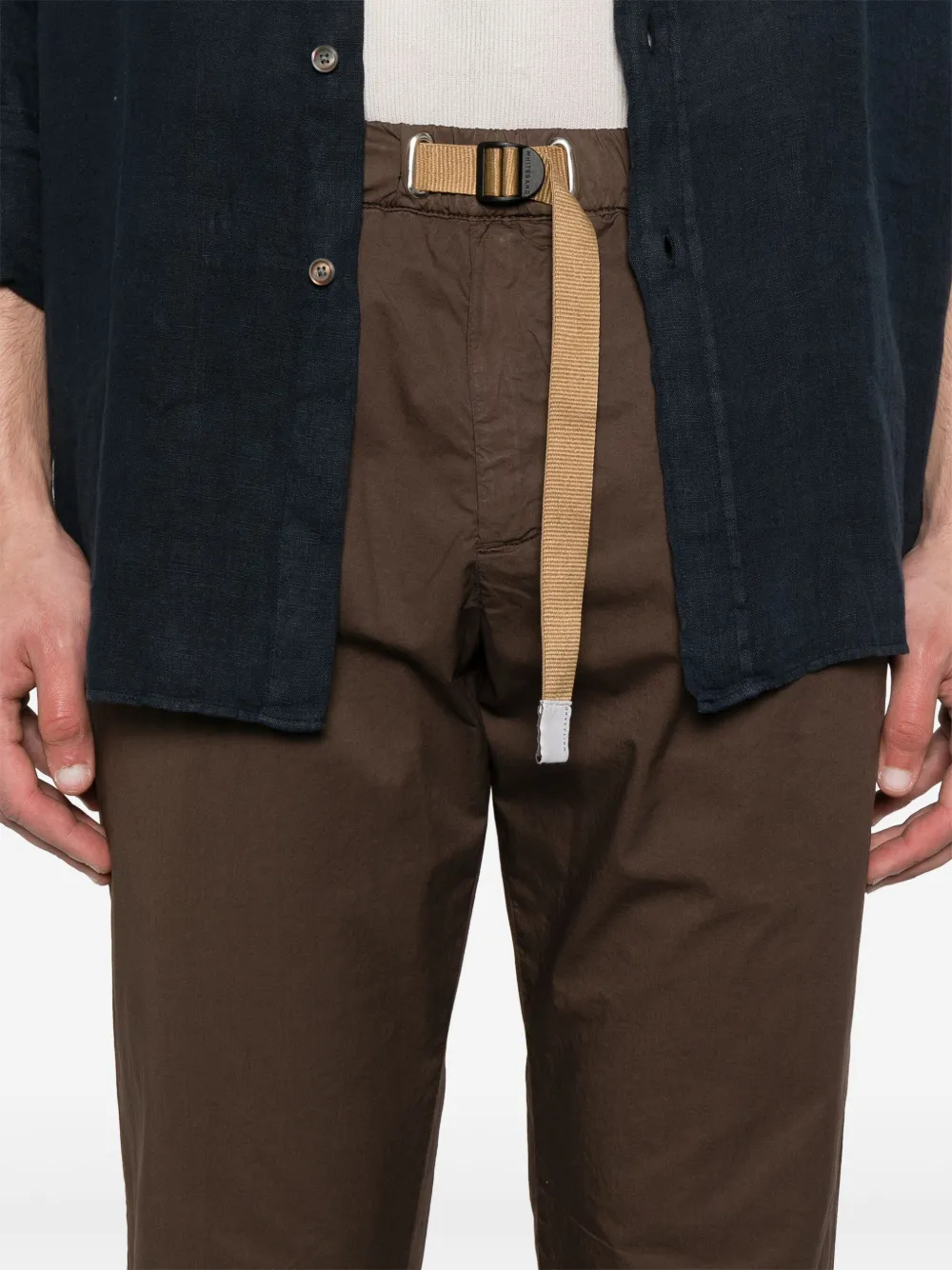 White Sand Broek met toelopende pijpen Bruin