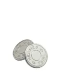 Hermès Pre-Owned 20th Century Palladium Plated Selle Bijouterie Fantaisie Cufflinks costume cufflinks - Silver