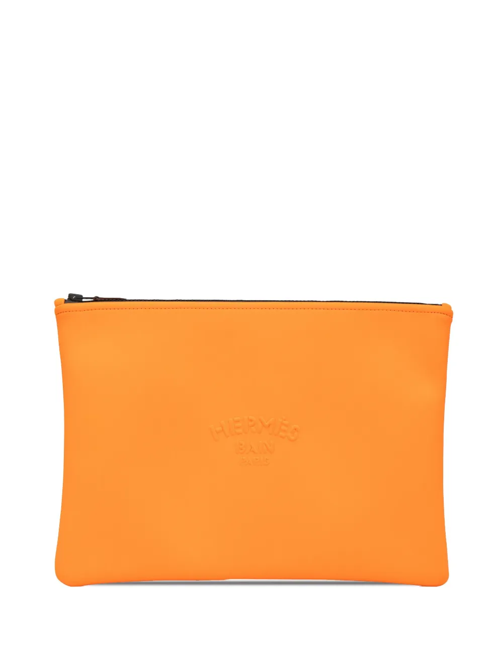 Hermès Pre-Owned 2020-2024 ラージ ネオプレン ネオバン ケース ポーチ - オレンジ Hermès Pre-Owned 2020-2024 ラージ ネオプレン ネオバン ケース ポーチ - オレンジ