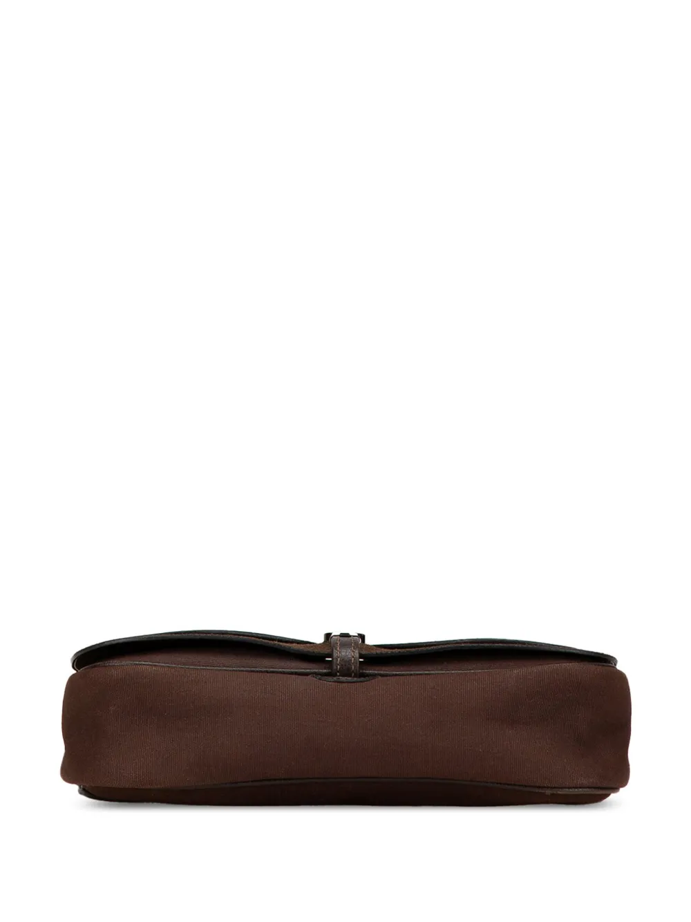 Pre-owned Hermes 2005 Vache Liege And Toile Sac Colorado Pm Shoulder Bag In Brown