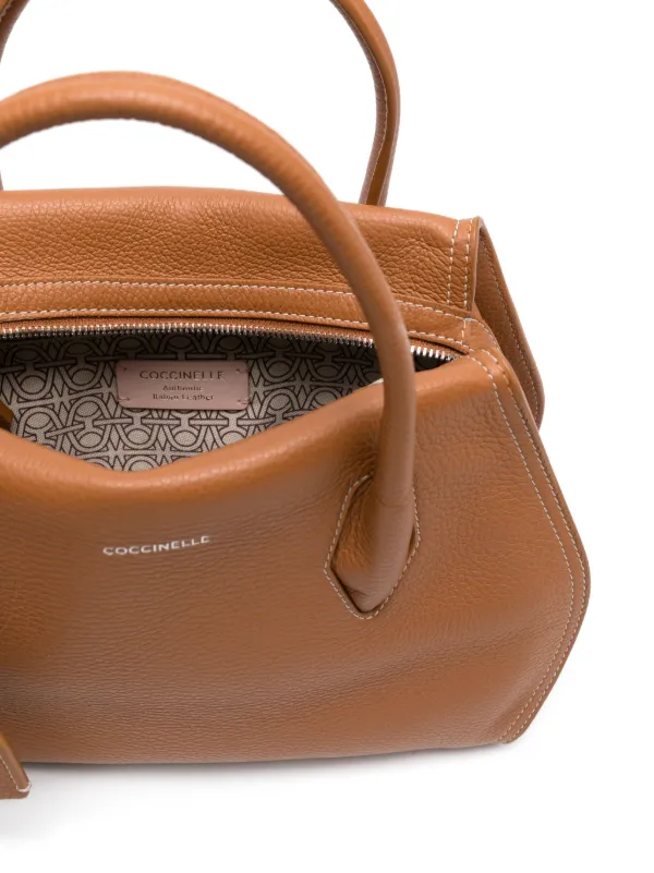 【関税&送料込】Coccinelle Bags Brown Coccinelle Small Lord Tote Bag | Brown | FARFETCH