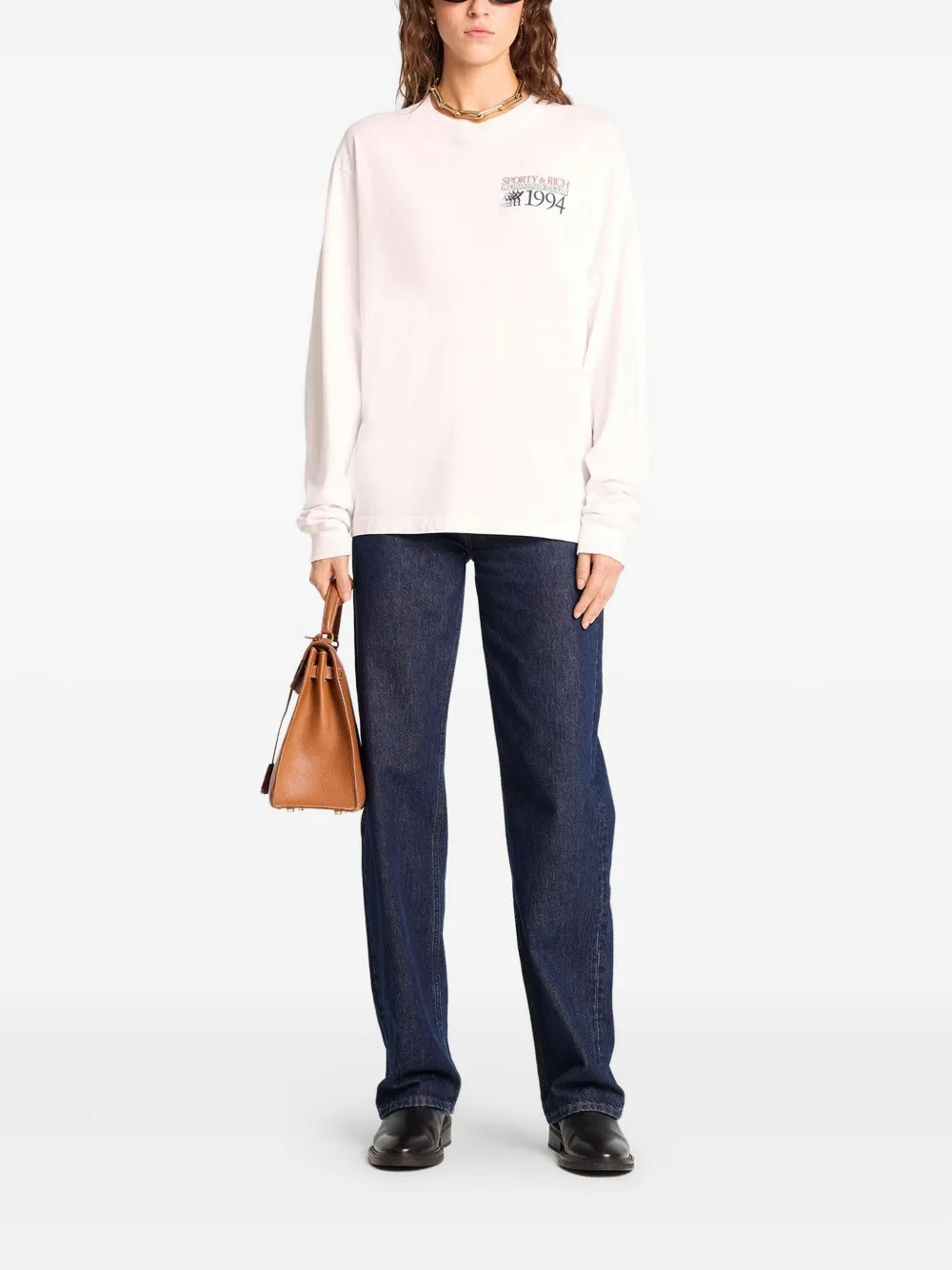 Sporty & Rich 1994 T-shirt Wit