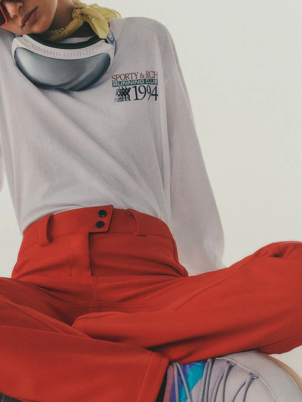 Sporty & Rich 1994 T-shirt Wit