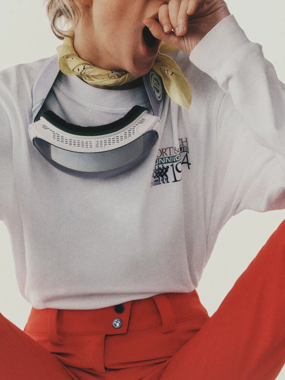 Sporty & Rich 1994 T-shirt Wit