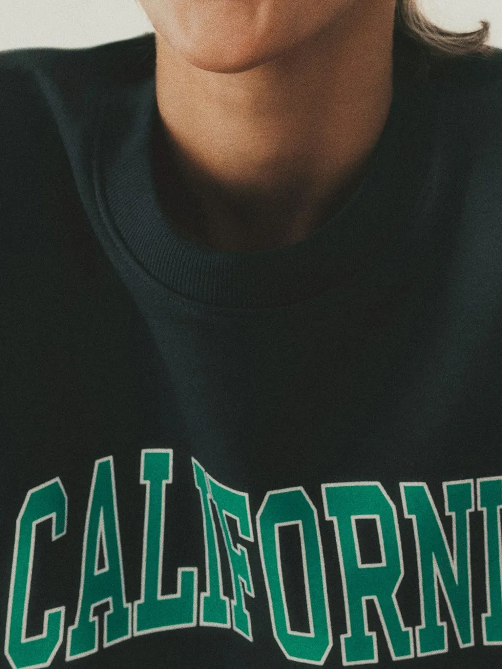 Sporty & Rich California sweater Zwart