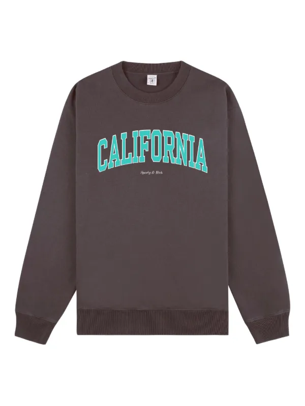 Sporty & Rich California スウェットシャツ | ブラック | FARFETCH JP