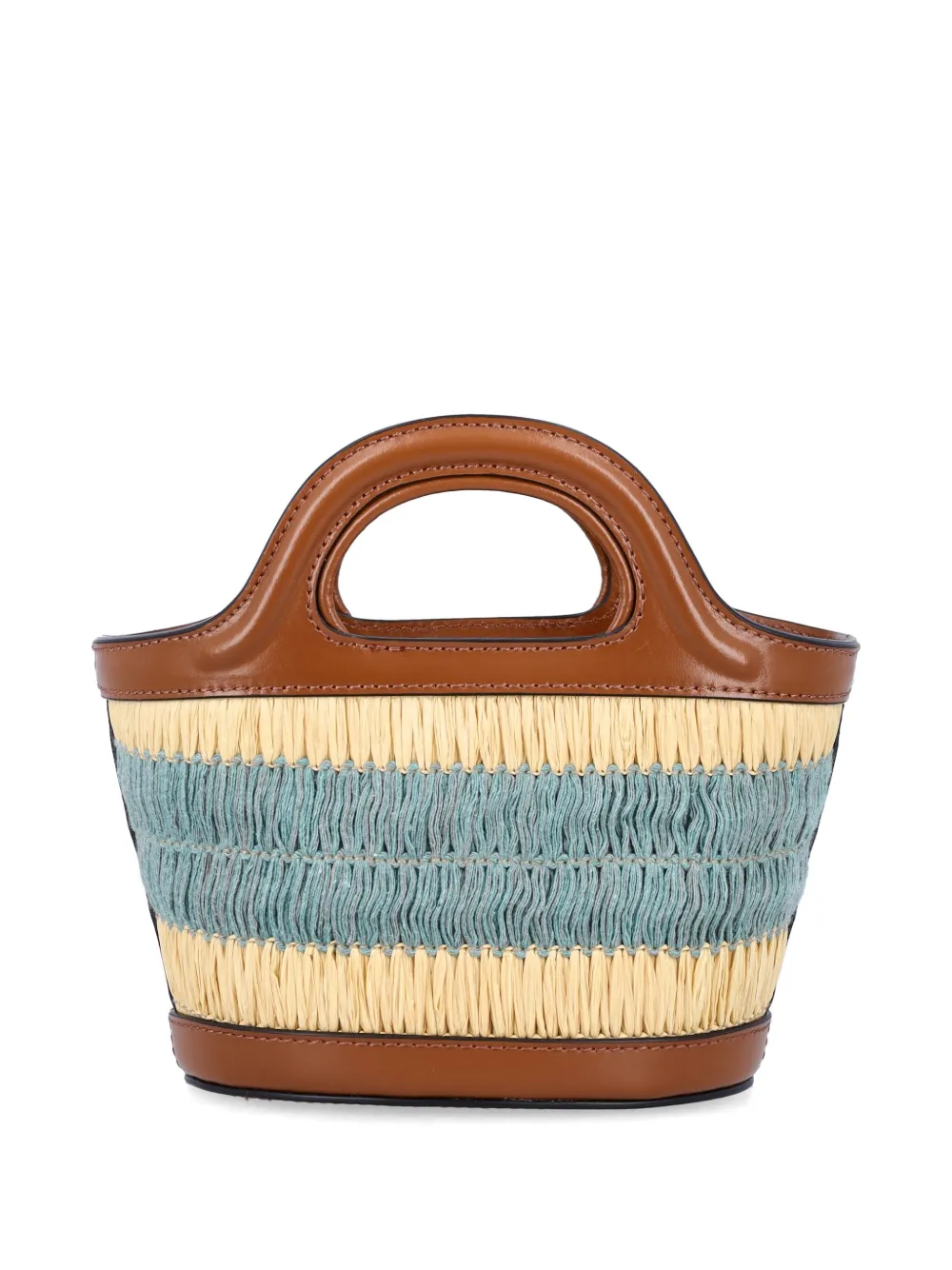 Marni Tropicalia kleine shopper - Bruin