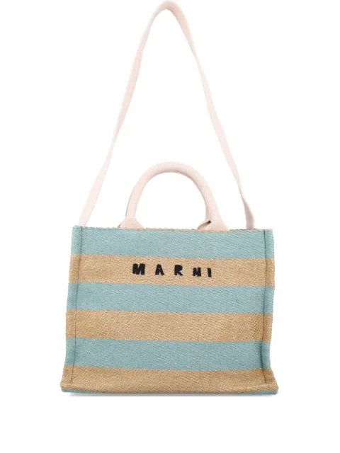 Marni tote con logo estampado
