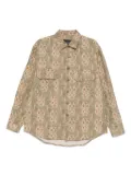 White Sand printed shirt - Green