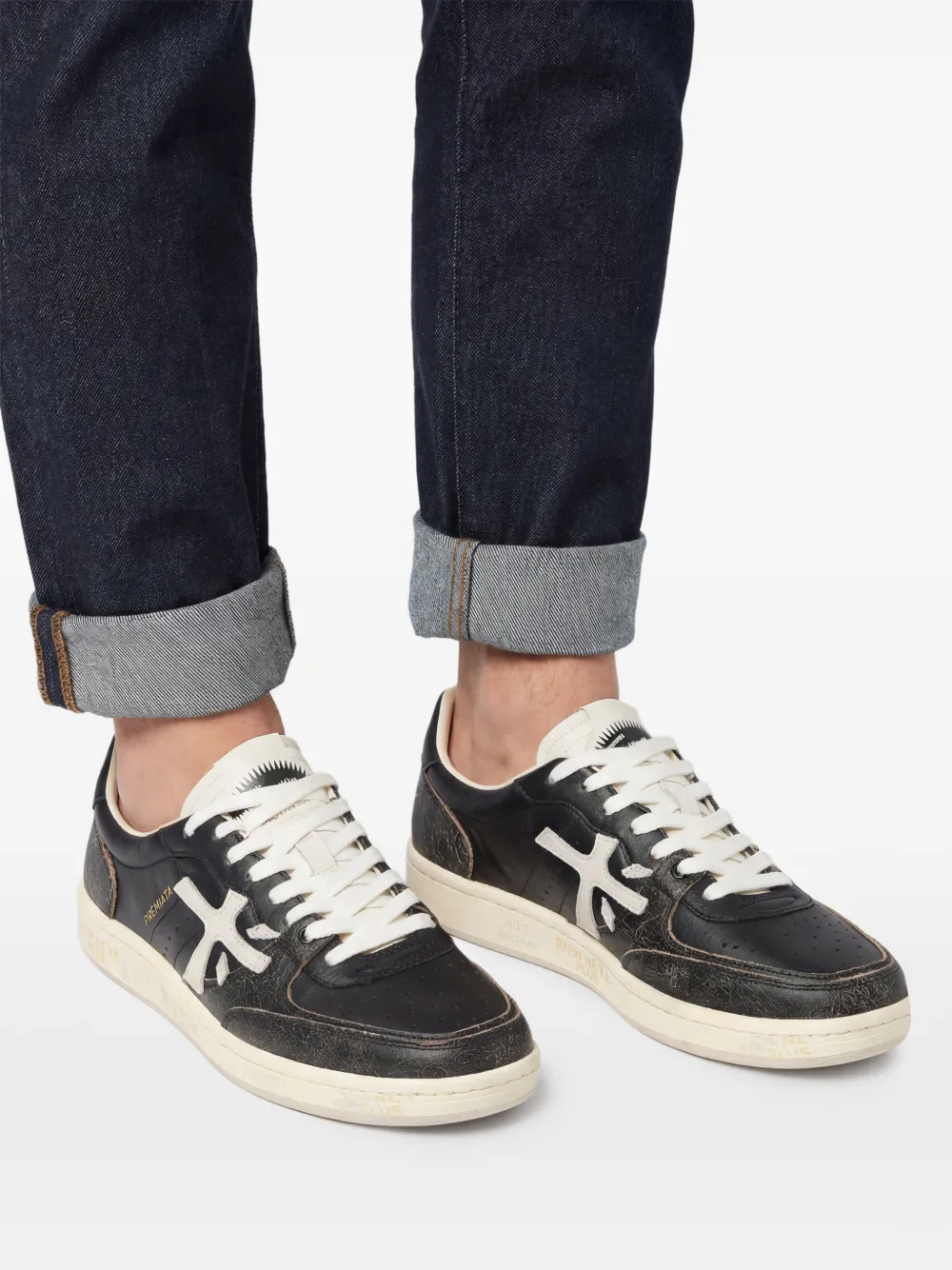 Premiata Bskt Clay sneakers Zwart
