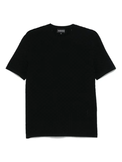 Emporio Armani geometric-pattern T-shirt