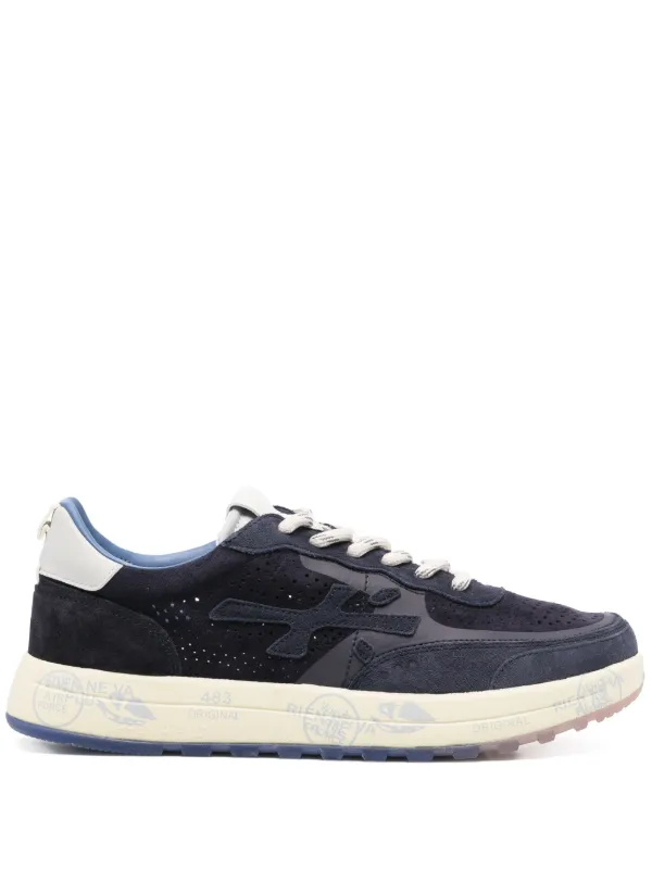 スニーカー PREMIATA Men Sneakers NOUS VAR 7229 Blue Blue Nous Sneakers for Men by PREMIATA