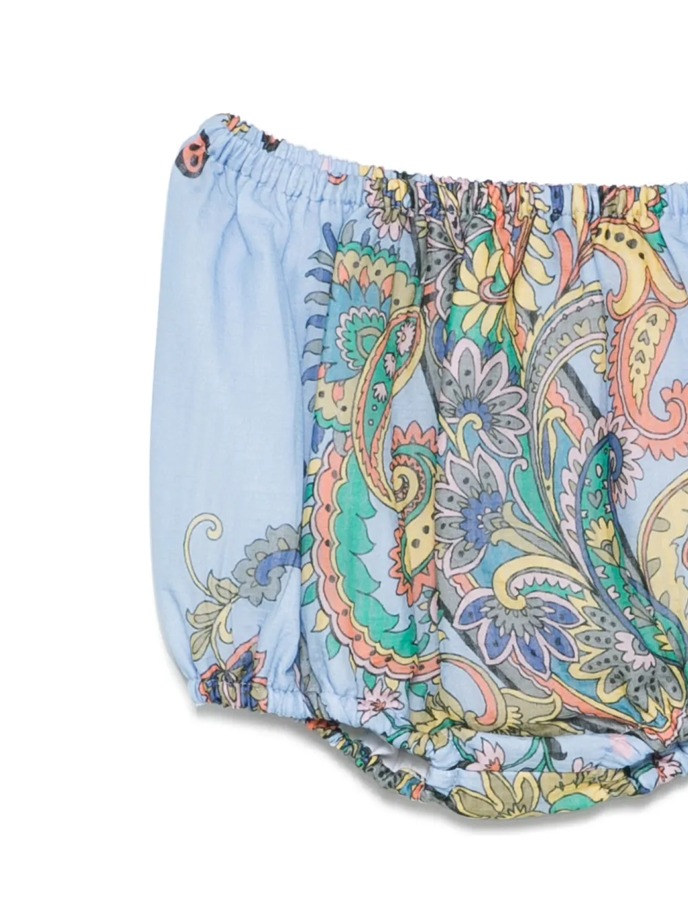 ETRO KIDS Jurk met bloemenprint Blauw