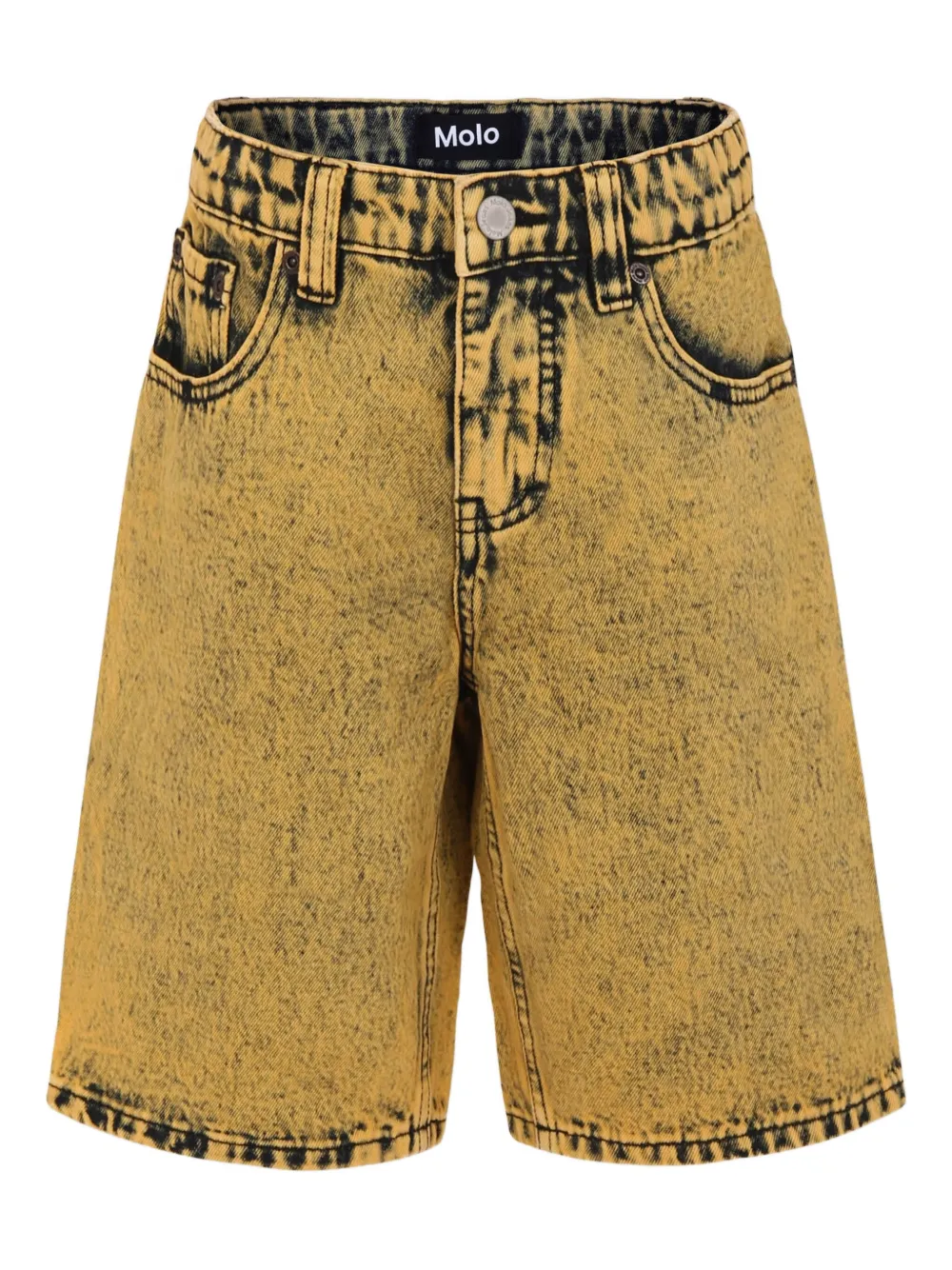 Molo knee-length denim shorts | Yellow | Image 1