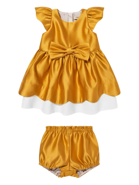 Hucklebones London فستان بلمسة ساتان