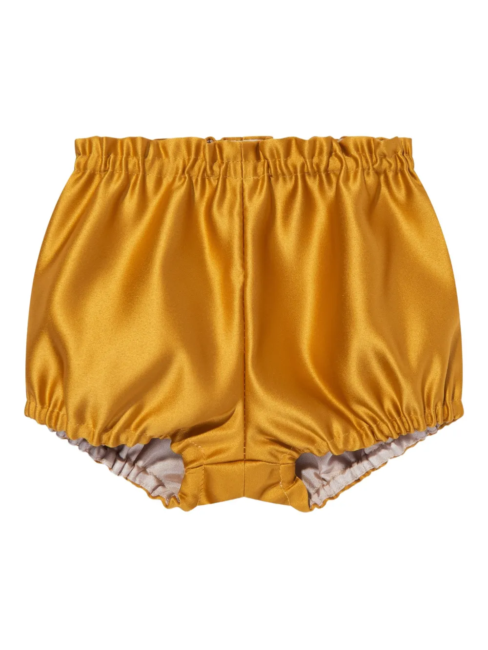 Hucklebones London Jurk met satijnen afwerking Geel
