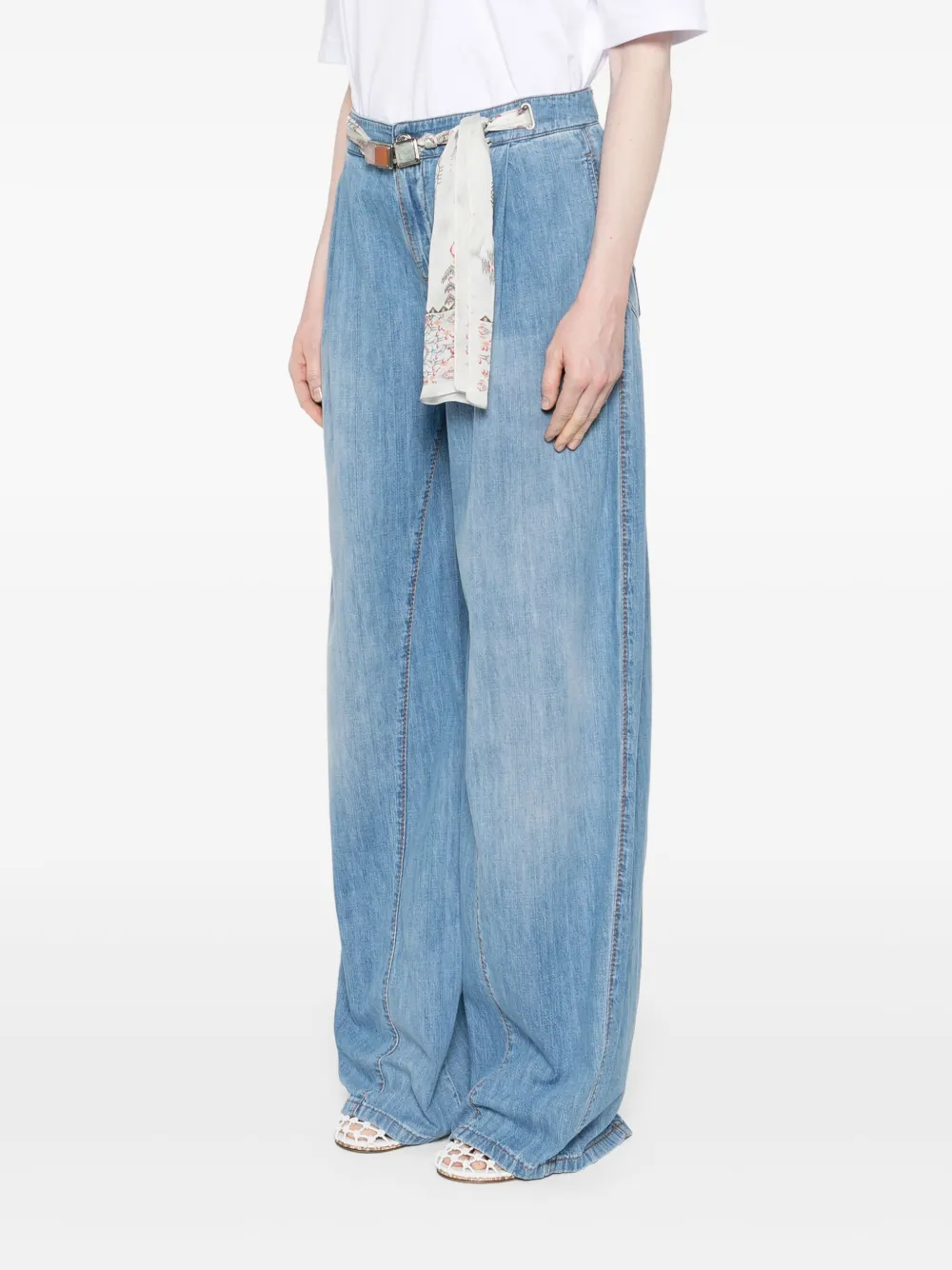 ERMANNO SCERVINO WIDE-LEG JEANS