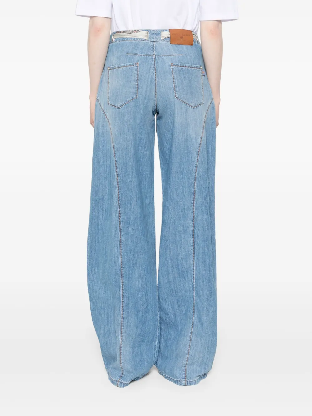 ERMANNO SCERVINO WIDE-LEG JEANS