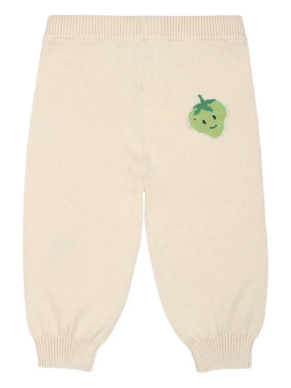 Molo Intarsia gebreide legging Beige