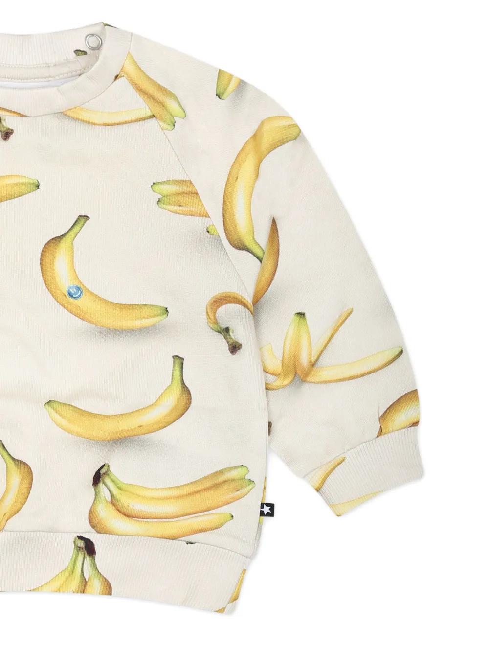 Molo Sweater met grafische print Beige