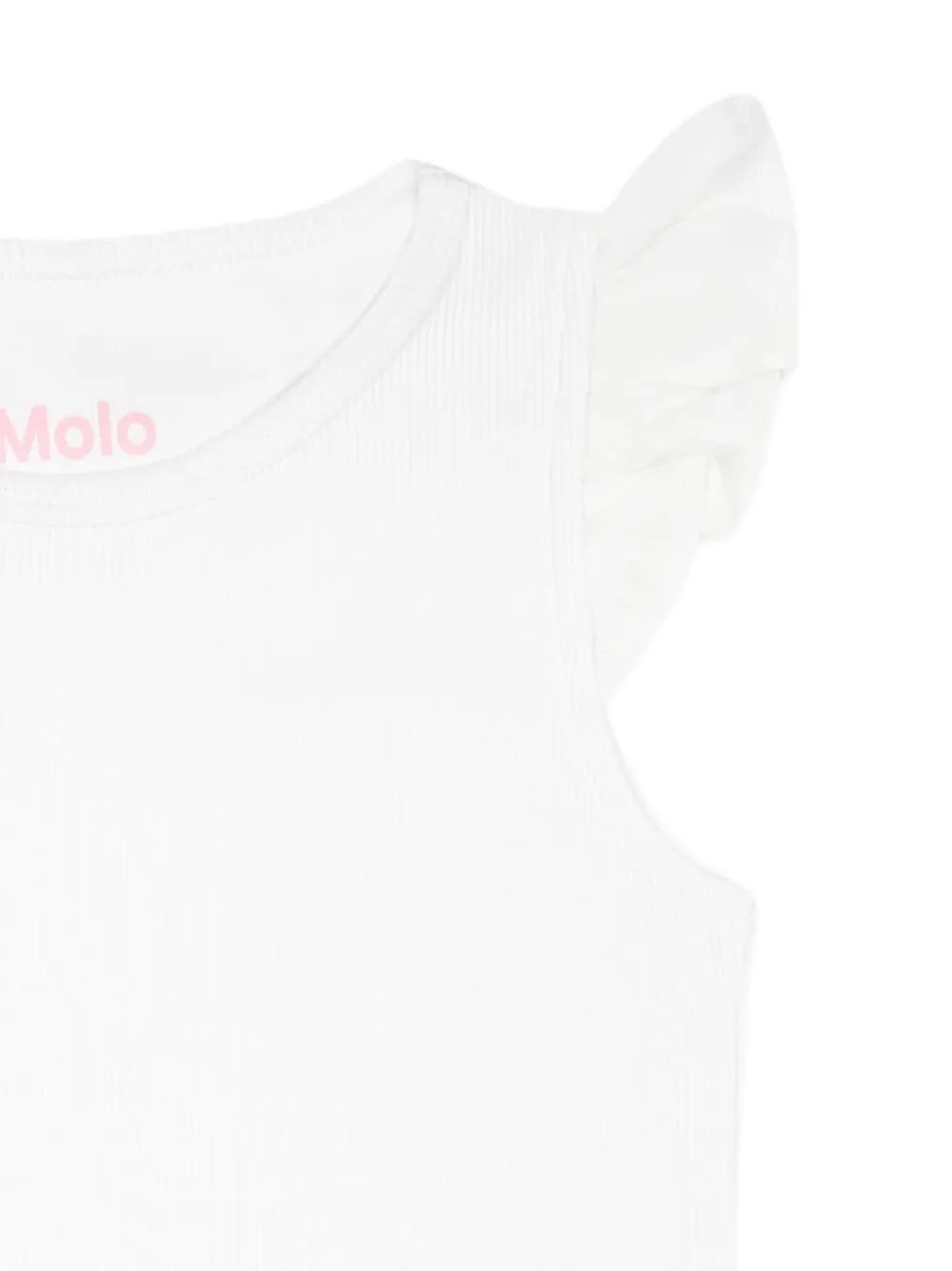 Molo Jersey romper Wit