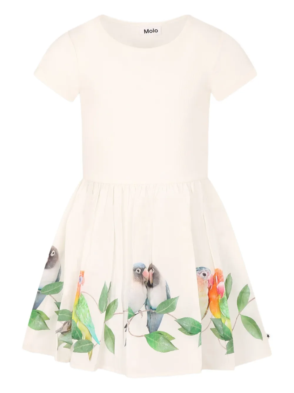 Molo Kleid mit grafischem Print | Weiß | Image 1