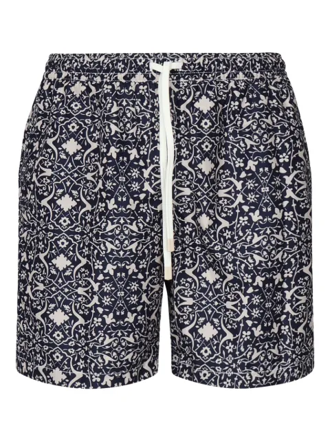 Eleventy graphic-print swim shorts 