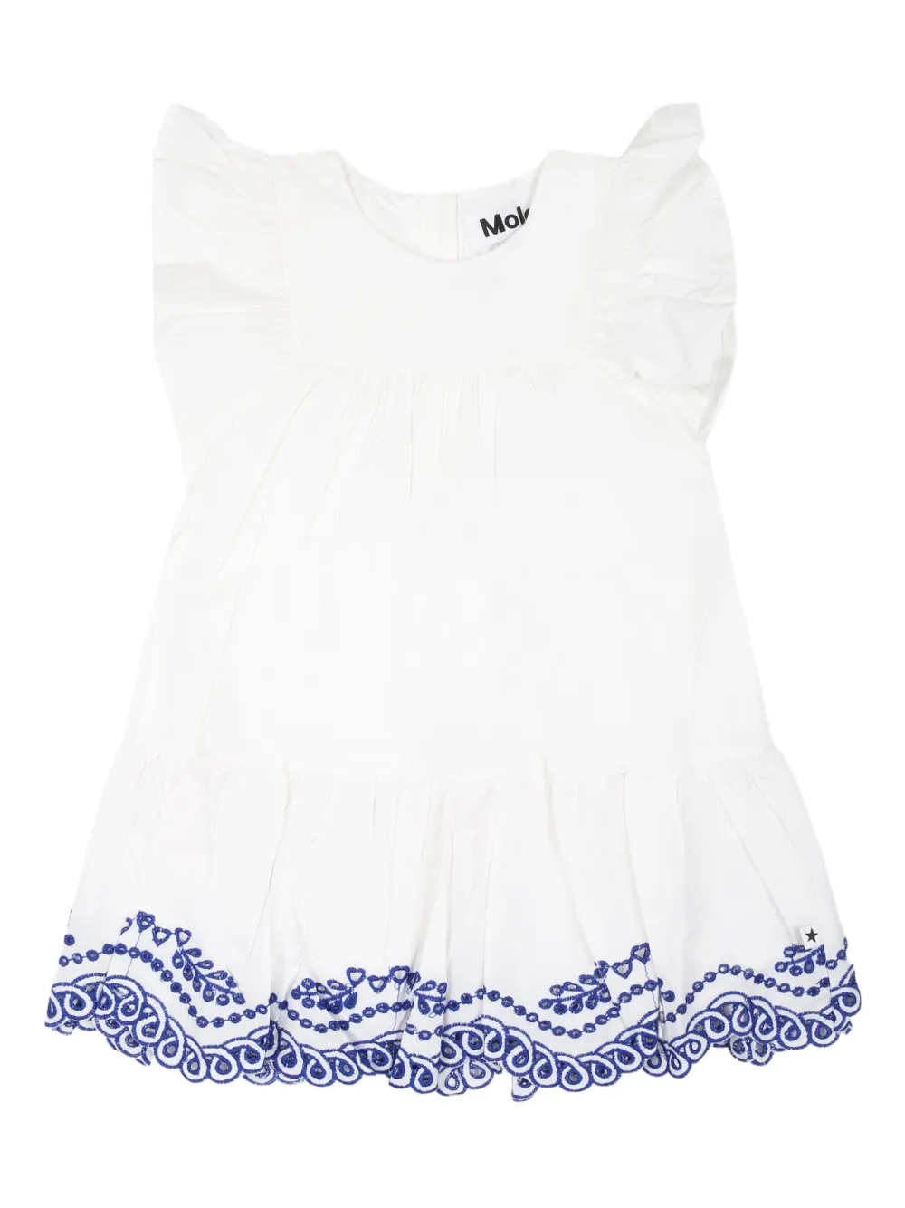 Molo Besticktes Kleid | Weiß | Image 1