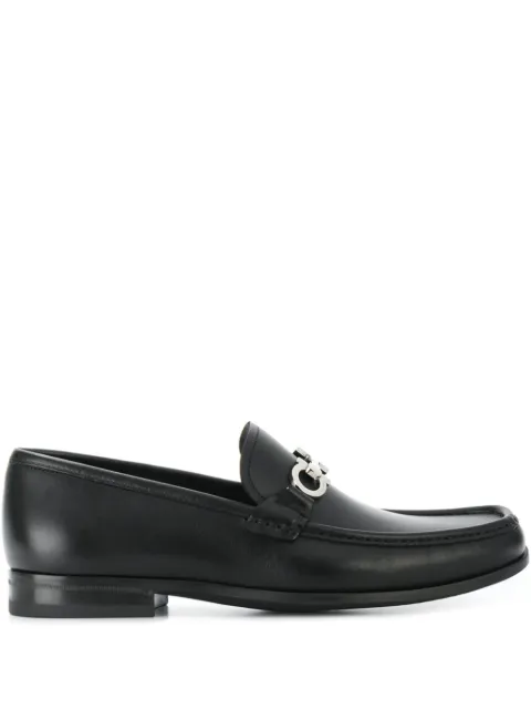 Ferragamo Gancini-plaque loafers