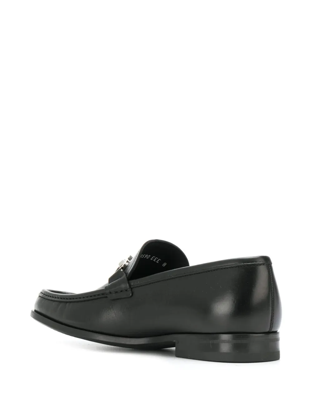 Ferragamo Loafers met Gancini-plakkaat Zwart