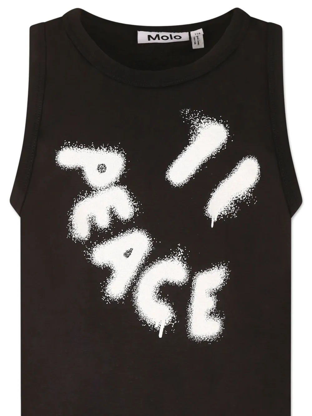Molo T-shirt met tekst Zwart