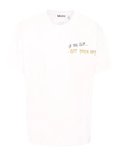 Molo playera con eslogan estampado