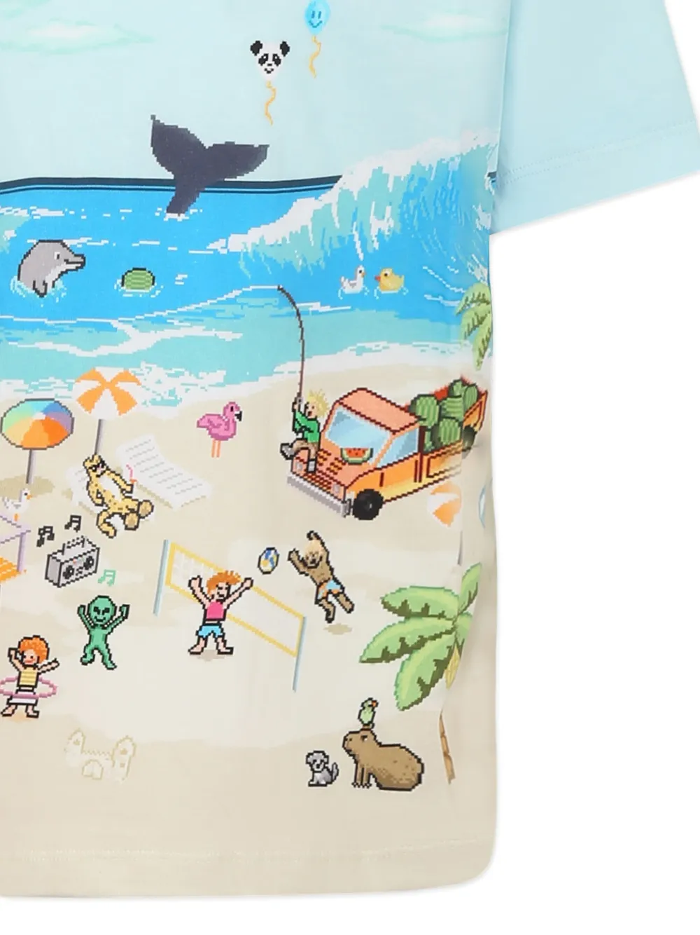 Molo T-shirt met print Blauw