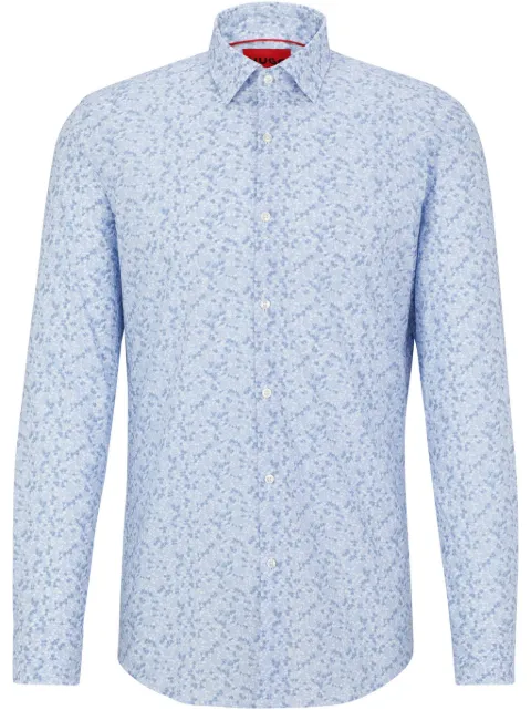 BOSS Camisa com estampa floral