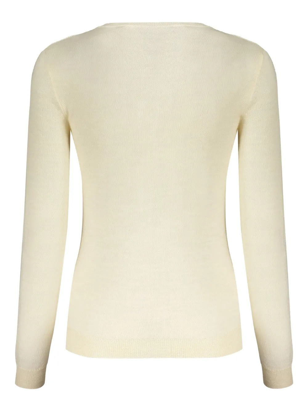 Valentino Garavani Intarsia gebreide trui met logo Beige