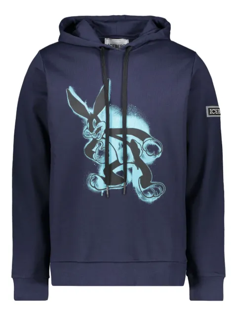 Iceberg hoodie con estampado gráfico