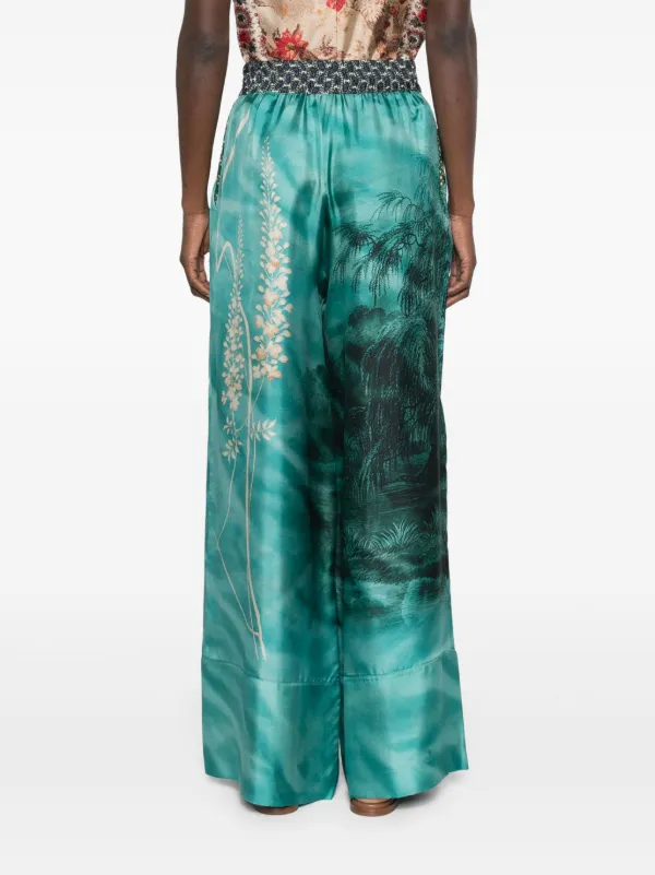 Pierre-Louis Mascia Aloe Trousers | Green | FARFETCH