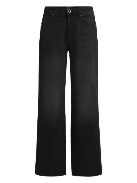 HUGO logo-patch jeans