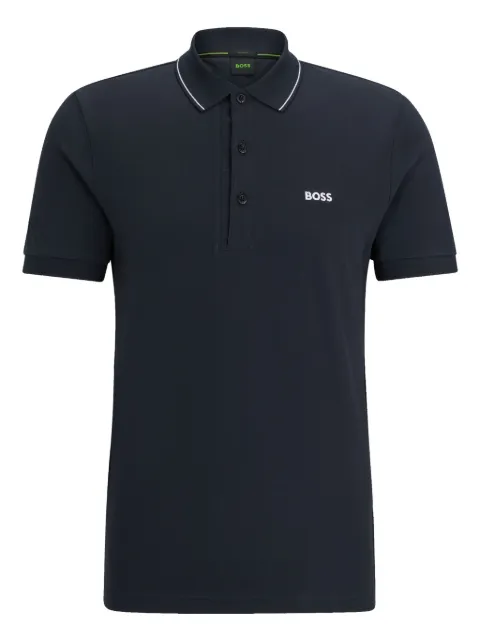 BOSS piqué polo shirt