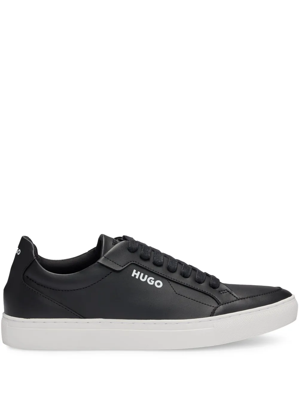 HUGO Tênis com estampa de logo | Preto | Image 1