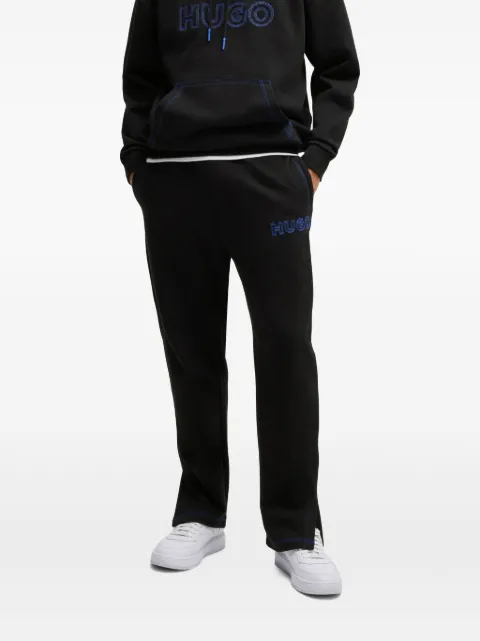 HUGO logo-embroidered track pants