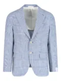 Caruso checked blazer - Blue