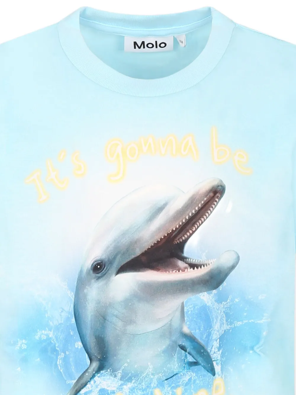 Molo T-shirt met print Blauw