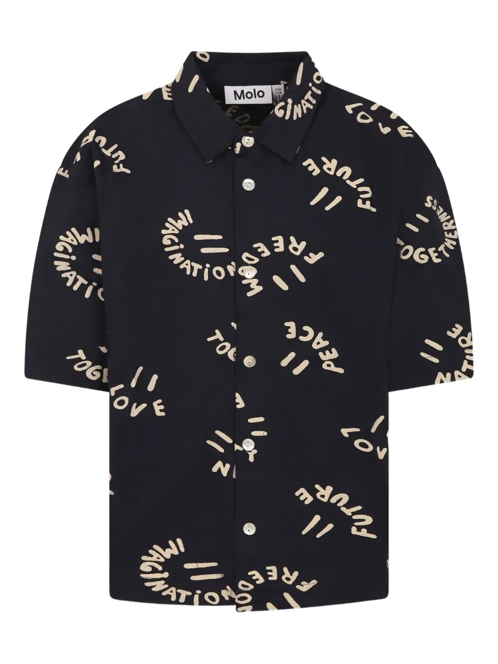 Molo playera con eslogan estampado | azul | Image 1