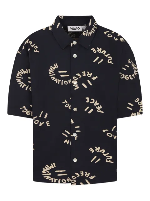 Molo playera con eslogan estampado
