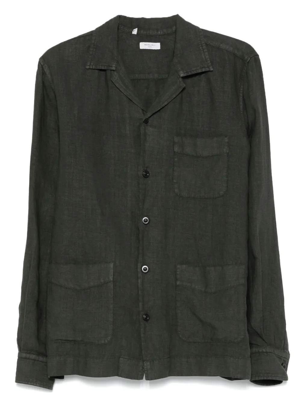 Boglioli camisa de lino | verde | Image 1